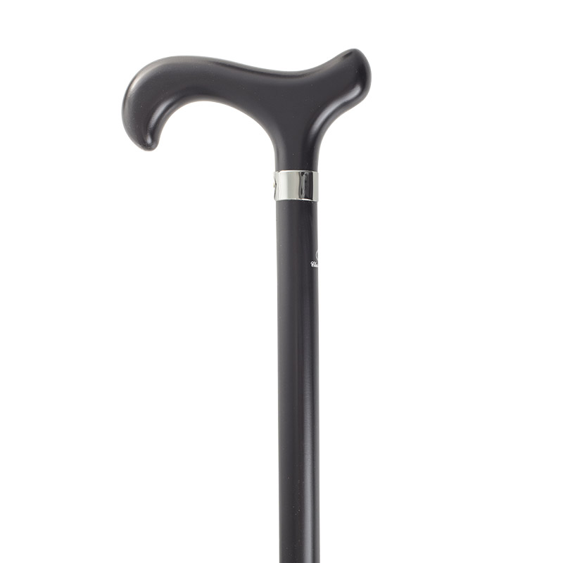 Ladies' Black Derby Walking Stick Health and Care