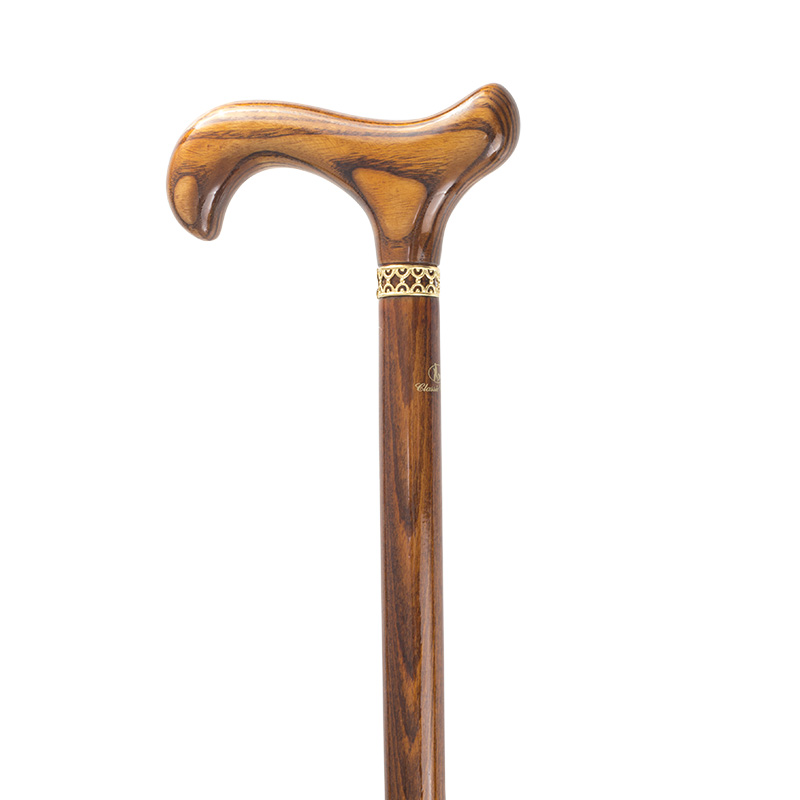 Ladies' Hardwood Derby Handle Walking Stick Health and Care