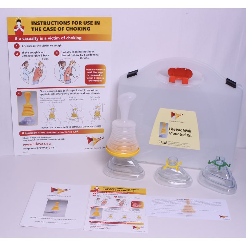 LifeVac WallMounted Airway Clearance Device Kit Health and Care