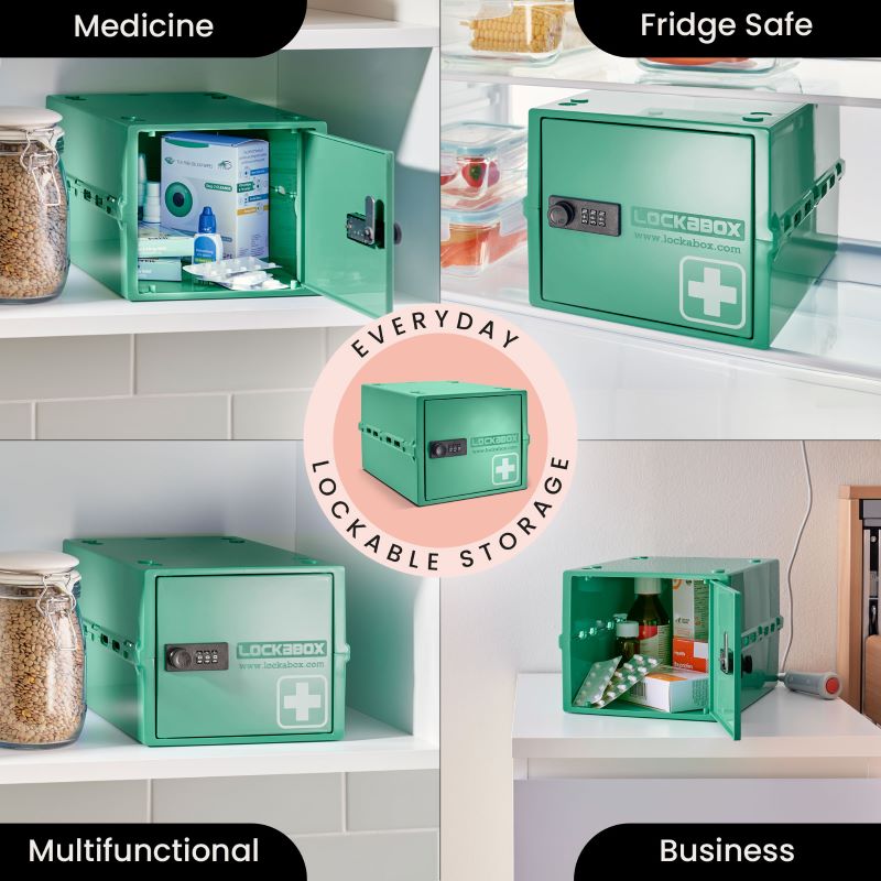 Lockabox One™ Medicine Box (Medi Green) Health and Care