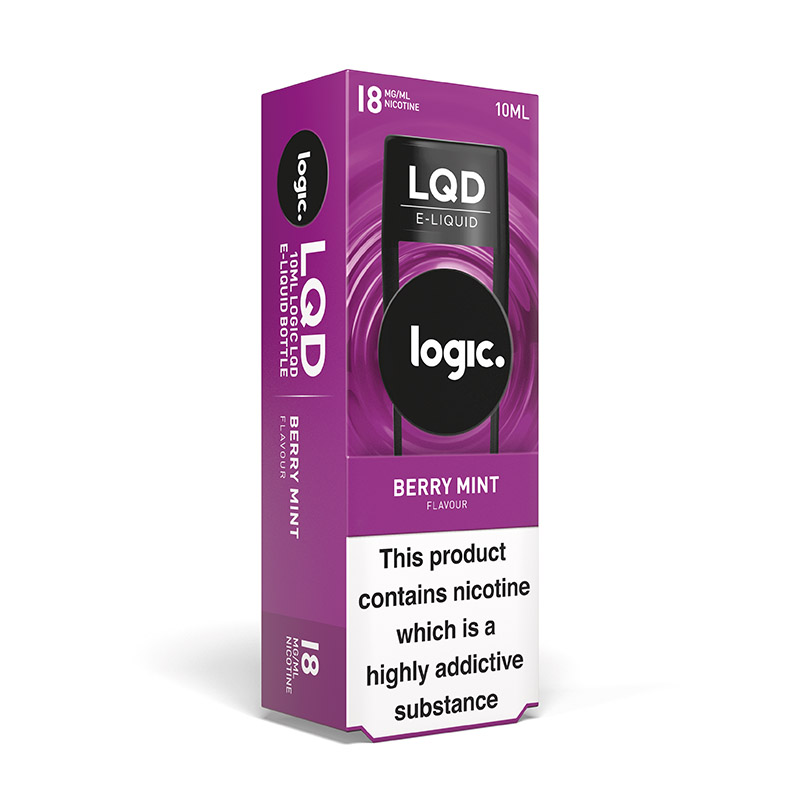 Logic LQD Berry Mint ELiquid (18mg) Health and Care