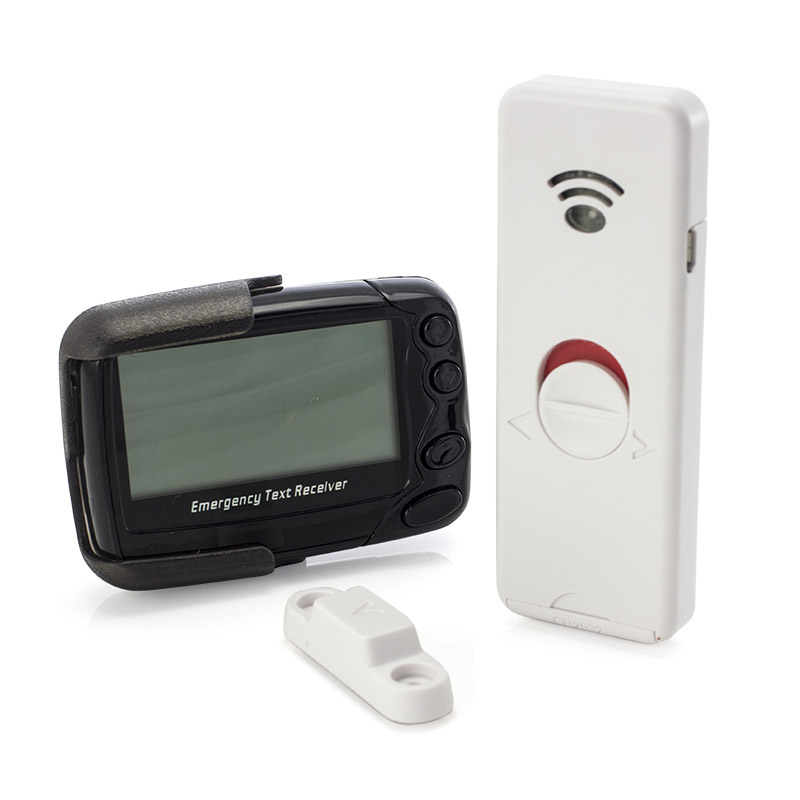 Long Range Door Alarm Transmitter with POCSAG Pager Health and Care