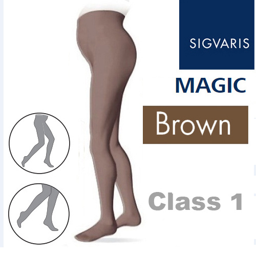 brown maternity tights