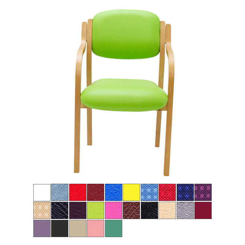 Medi-Plinth Wooden Frame Waiting Room Chair