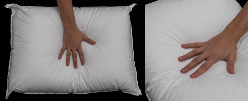 The comfortable design of the pillow allows for an extremely comfortable sleep