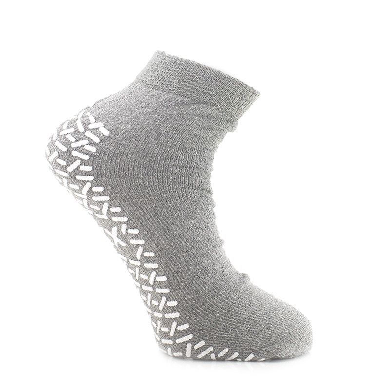 Medline Single Tread XX-LARGE/GREY Slipper Socks (One Pair)