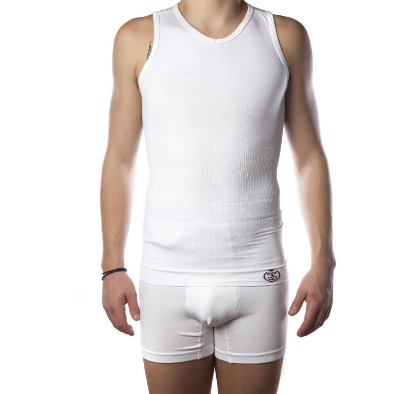 Comfizz Men's VNeck Stoma Support Vest Health and Care