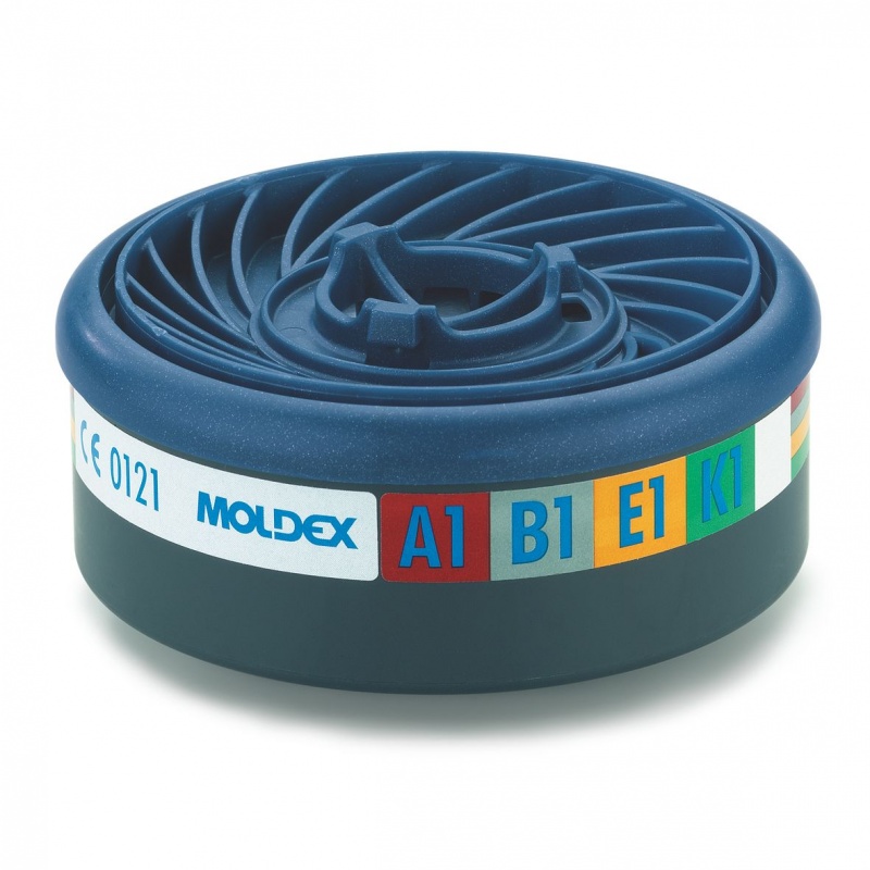 Moldex 9400 Gas ABEK1 Filters for Series 7000 and 9000 (Pack of Two)