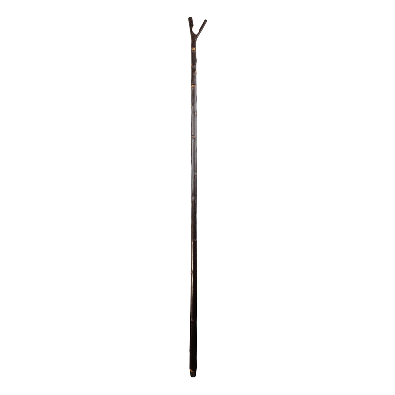Natural Bark Finish Chestnut Thumbstick Hiking Stick | Health and Care