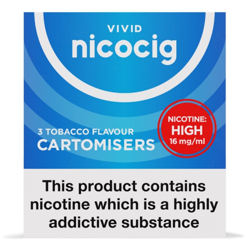 Nicocig Electronic Cigarette High Strength Refill Cartridges Health