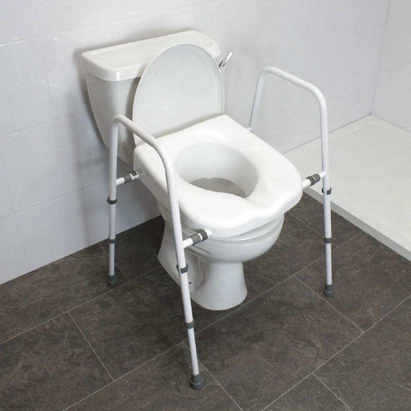 NRS Mowbray Lite Toilet Frame with Seat Health and Care
