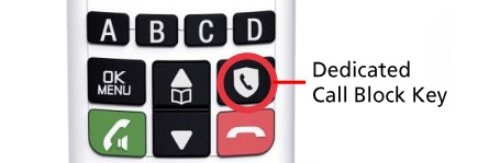 Block Number Button Swissvoice Xtra 2355 Amplified Telephone | Health and Care