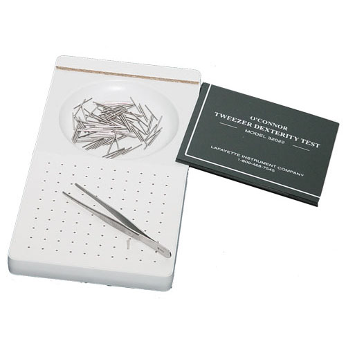 O'Connor Tweezer Dexterity Test Health and Care