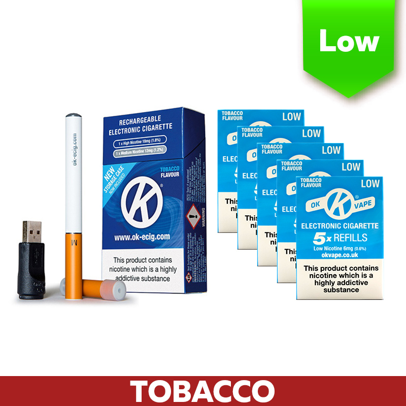 OK Vape ECig Kit and Refill Cartridges Health and Care