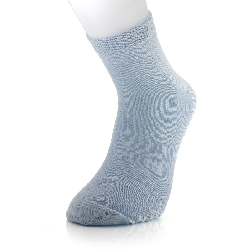Medline One Size Fits Most Single Tread Blue Slipper Socks 48 Pairs ...