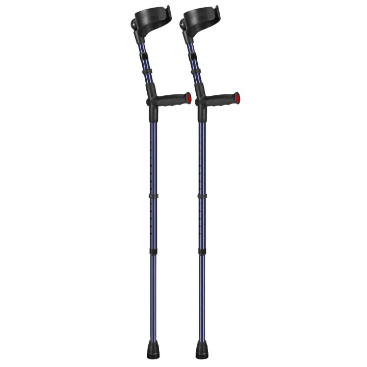 Ossenberg Blue Adjustable Forearm Crutches Health and Care