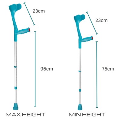 Ossenberg crutch Height Adjustment image