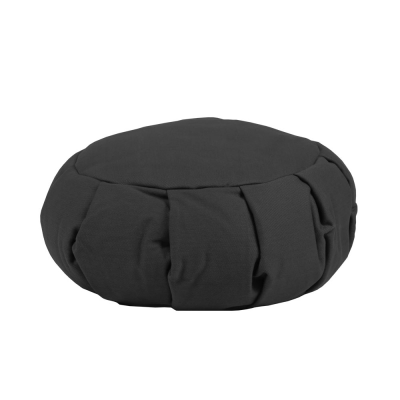 Yoga-Mad Pleated Round Zafu Meditation Cushion