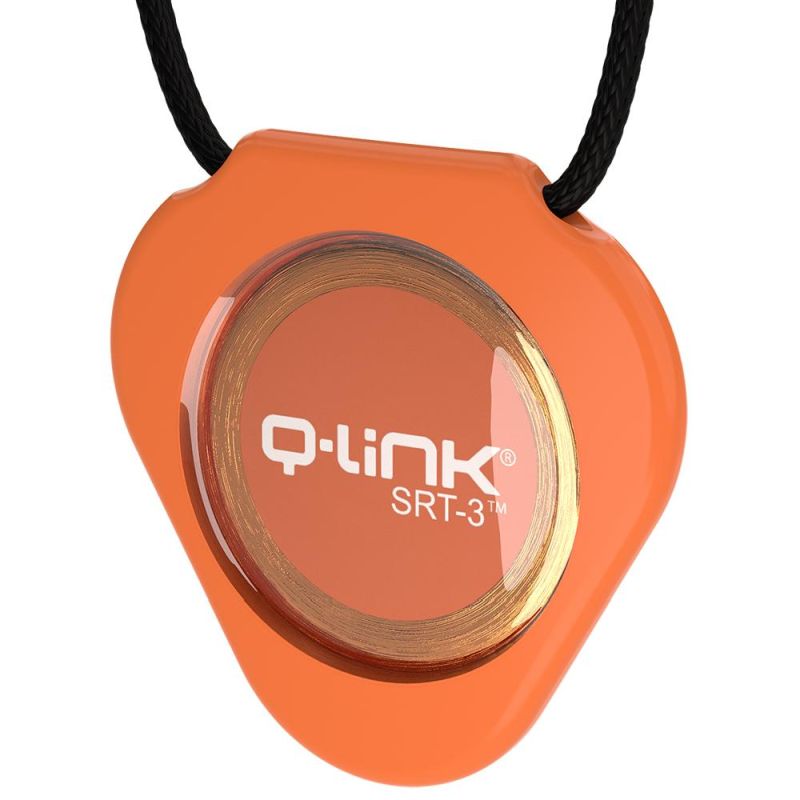 Q-Link Orange SRT-3 Energy Clarifying Pendant with Biofield Enhancement