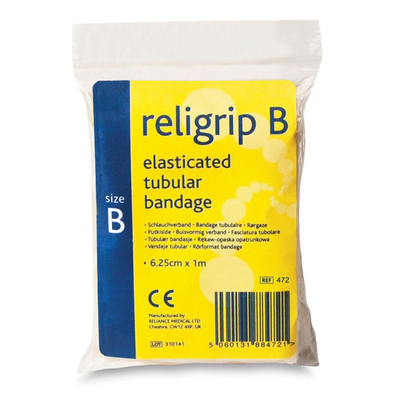 Religrip Elasticated 1m Tubular Bandage Health and Care