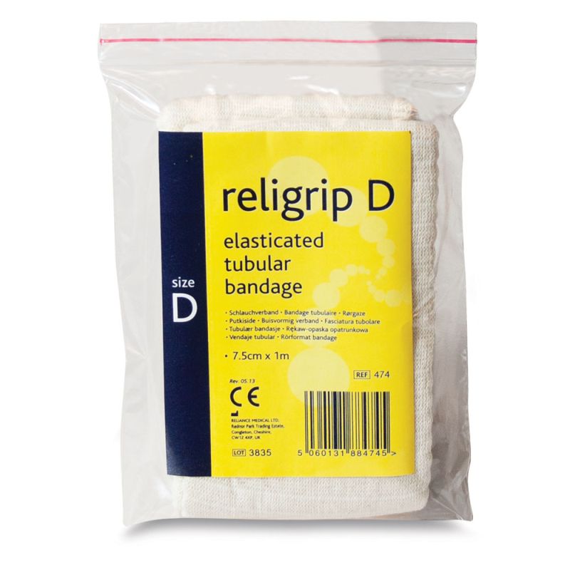 Religrip Elasticated 1m Tubular Bandage Health and Care