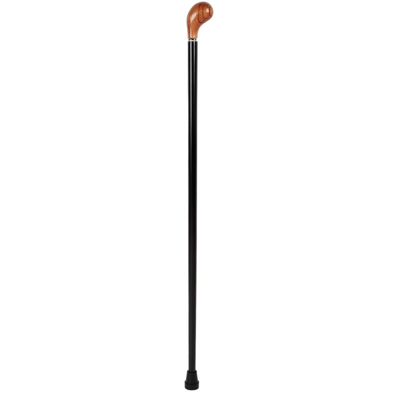 Rosewood Pistol Grip Walking Stick Health and Care