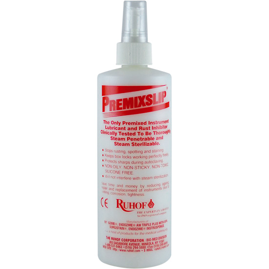 Ruhof Premixslip Surgical Instrument Lubricant Spray 500ml (Case of 12