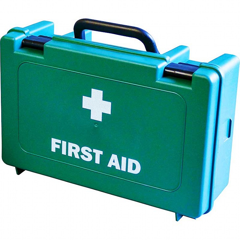 The HSE Kit case is designed with a hard plastic, locking clips and a carry handle