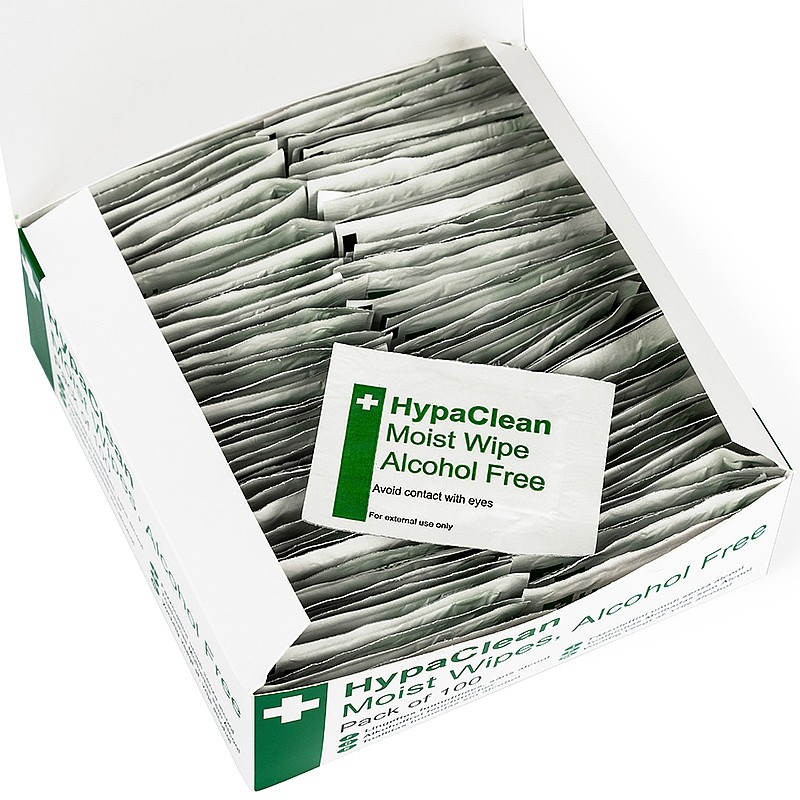 HypaClean Alcohol Free Moist Wipes 100pk Health and Care