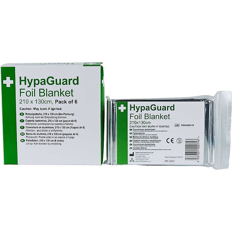 HypaGuard Foil Blankets (Box of 6) Health and Care