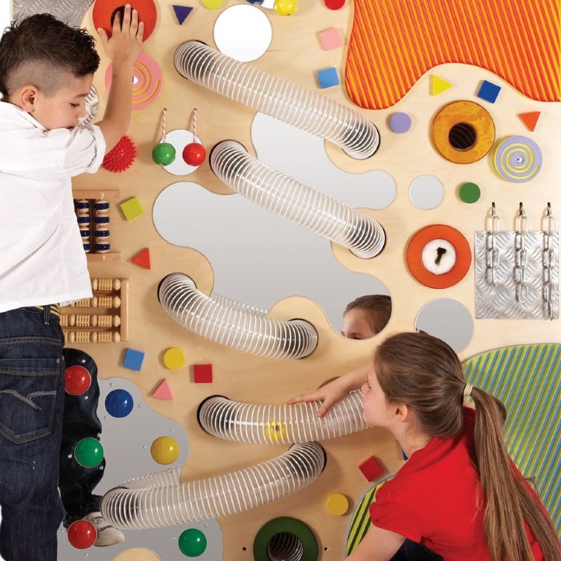 SpaceKraft Sensory Tactile Tube Wall Panel Health and Care