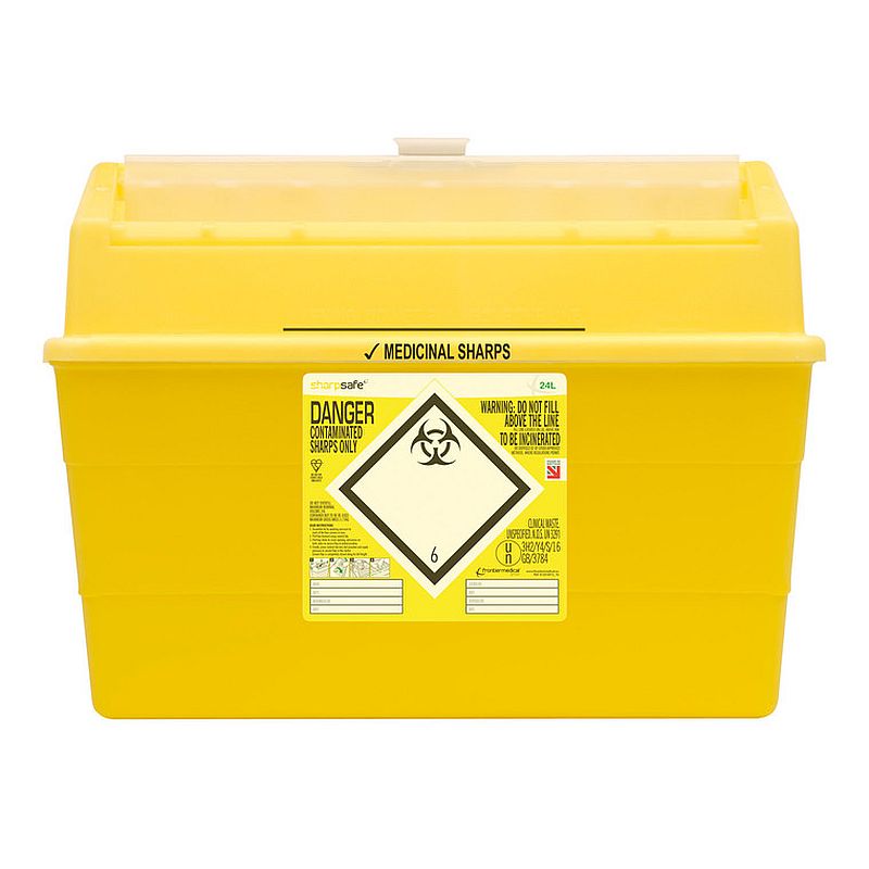 Sharpsafe 24L Sharps Container Unit (15 Pack) Health and Care
