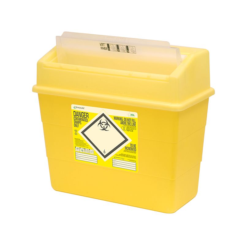 Sharpsafe 30L Protected Sharps Disposal Unit Health and Care