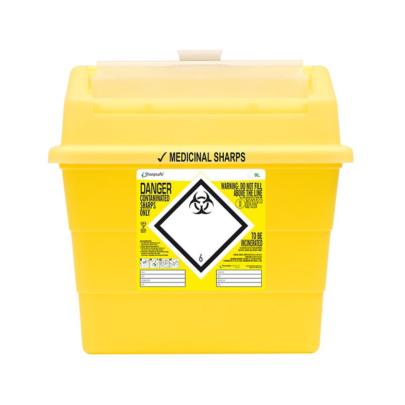 Sharpsafe 9L Sharps Container Units (20 Pack) Health and Care