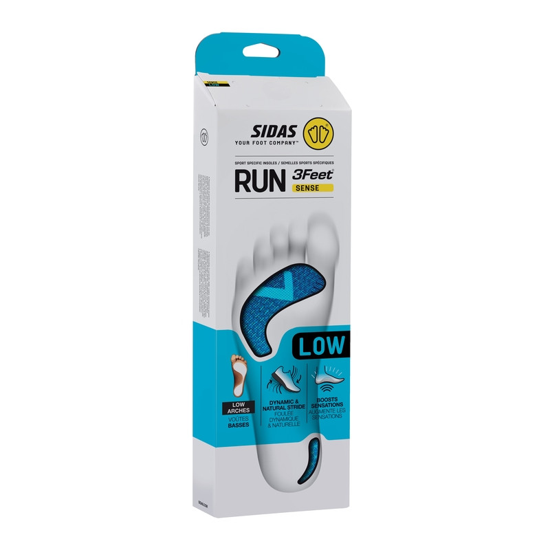 Sidas 3Feet Run Sense Low Insoles Health and Care