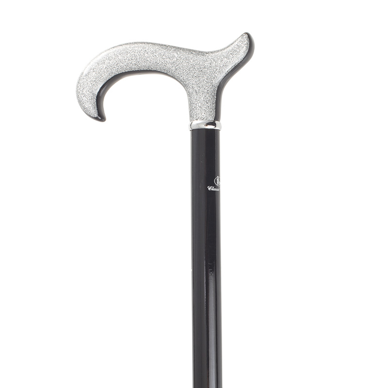 Silver Lamé Derby Cane Health and Care