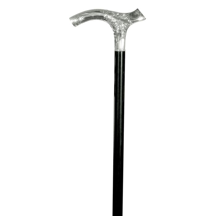 SilverPlated Patterned Crutch Handle Cane Health and Care