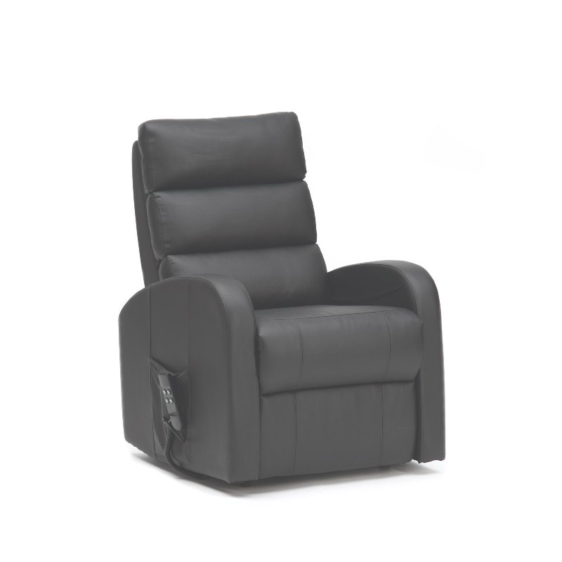 Drive Single Motor PU Black Rise and Recliner Chair