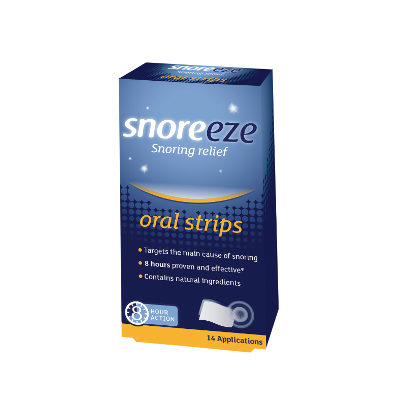 Snoreeze Snoring Relief Oral Strips (Pack of 14) Health and Care