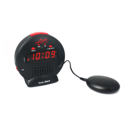 Sonic Bomb Junior ExtraLoud Alarm Clock with Shaker Pad Health and Care