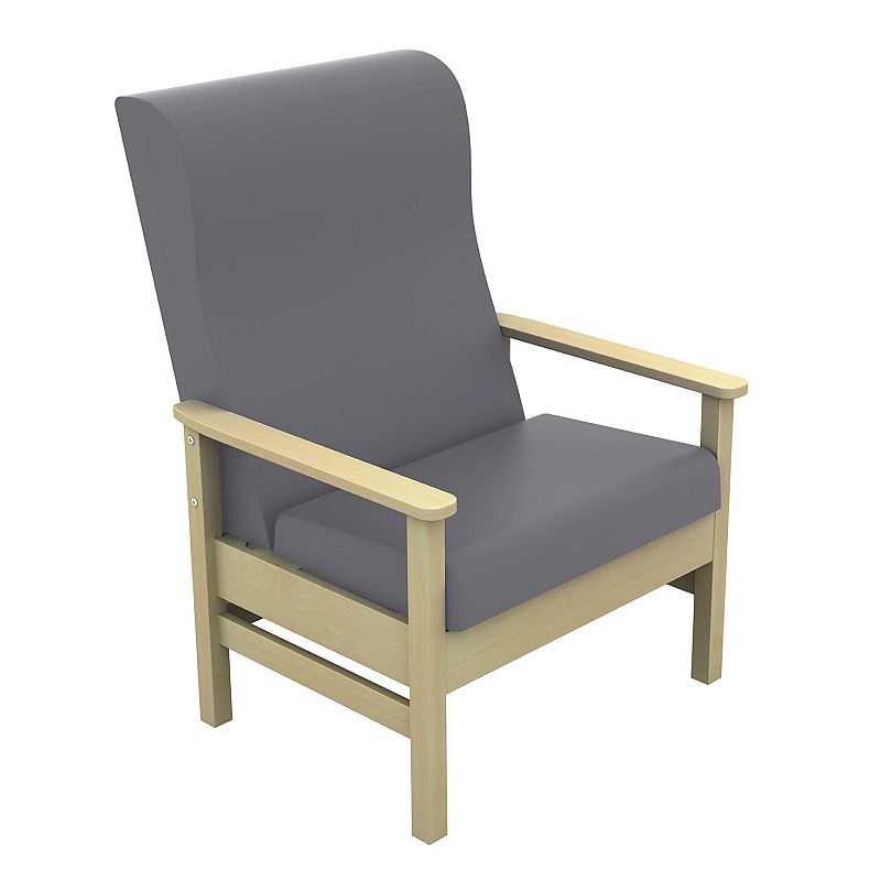 Sunflower Medical Atlas Grey HighBack Vinyl Bariatric Patient Armchair