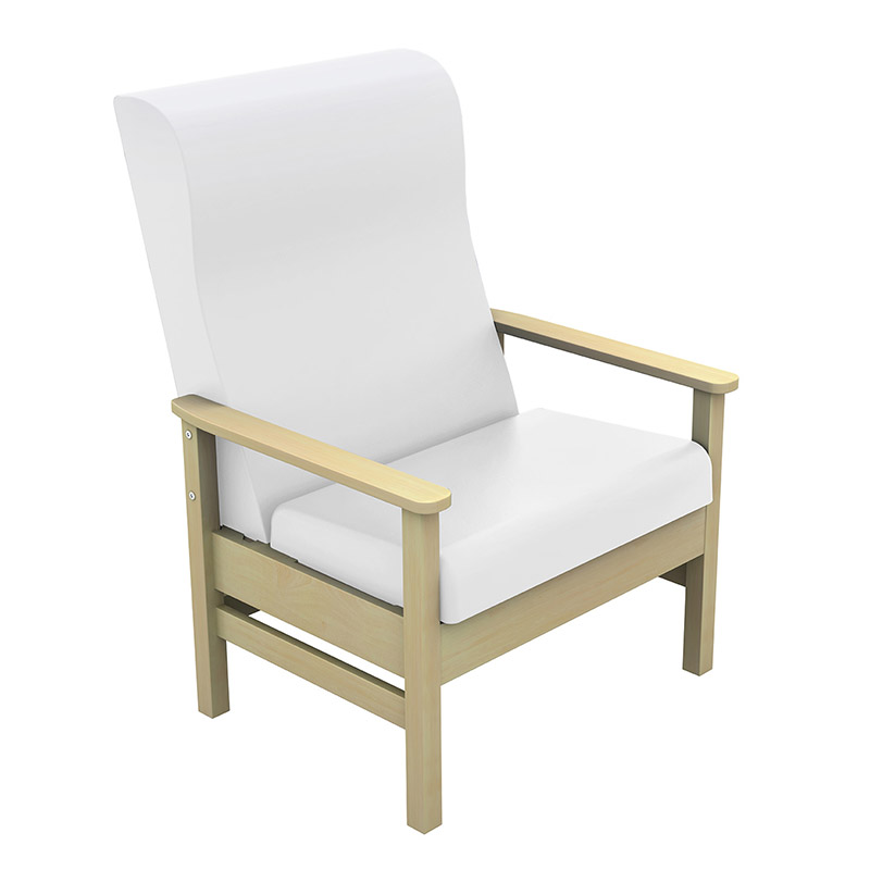 Sunflower Medical Atlas White HighBack Vinyl Bariatric Patient