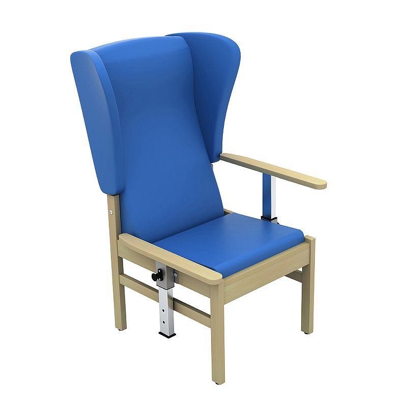 Sunflower Medical Atlas Mid Blue HighBack Vinyl Patient Armchair with