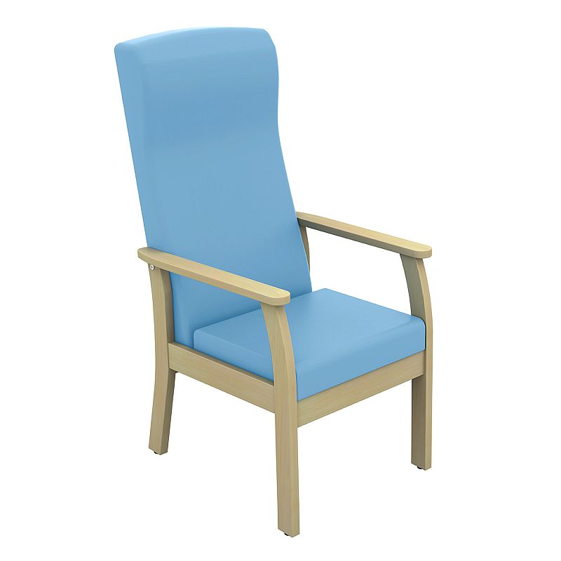 Sunflower Medical Atlas Cool Blue HighBack Vinyl Patient Armchair