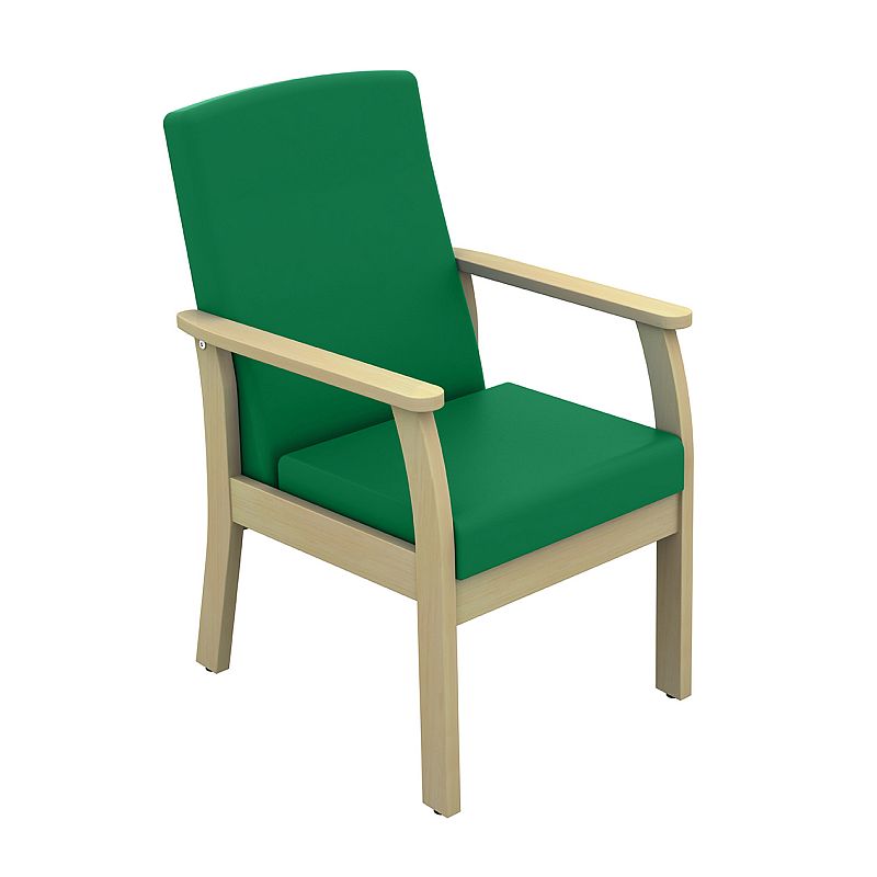 Sunflower Medical Atlas Green LowBack Vinyl Patient Armchair Health