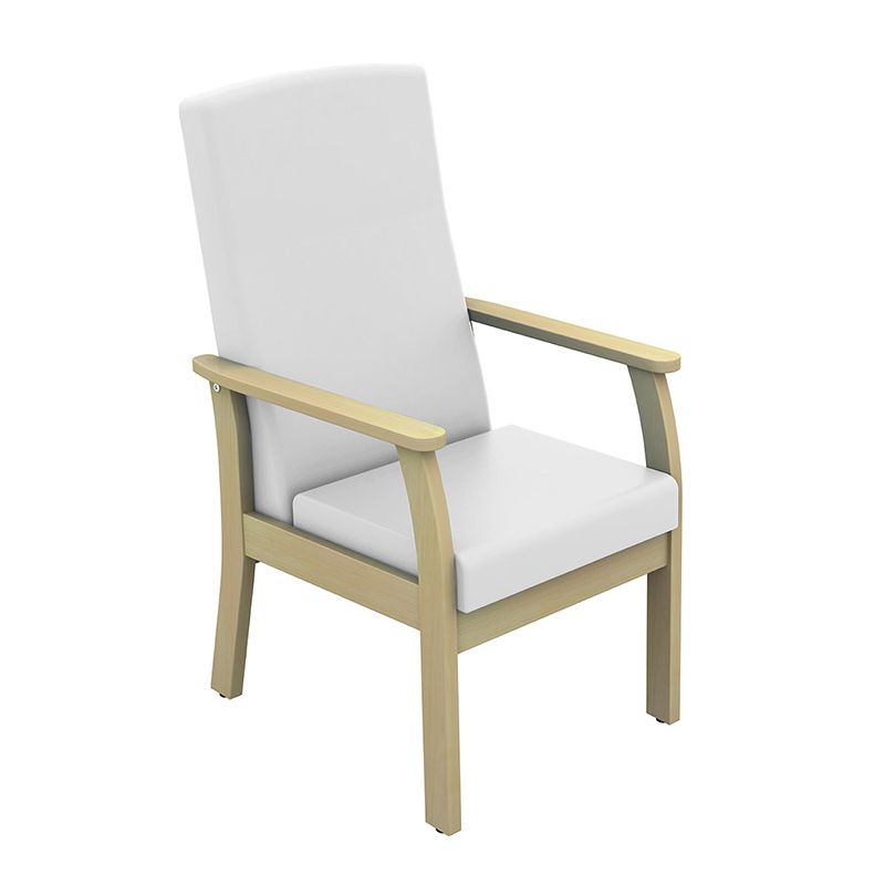 Sunflower Medical Atlas White MidBack Vinyl Patient Armchair Health