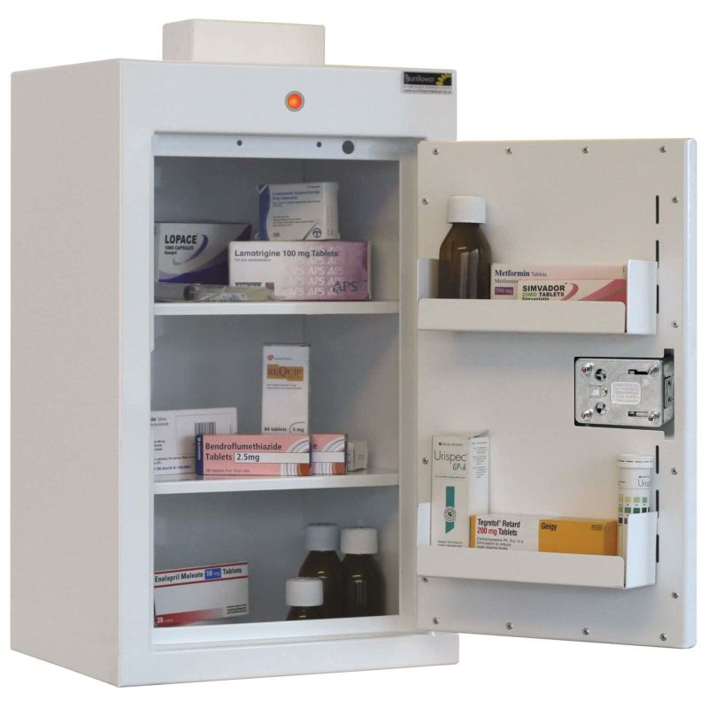 Sunflower Medical Controlled Drug with Two Shelves and Two Door