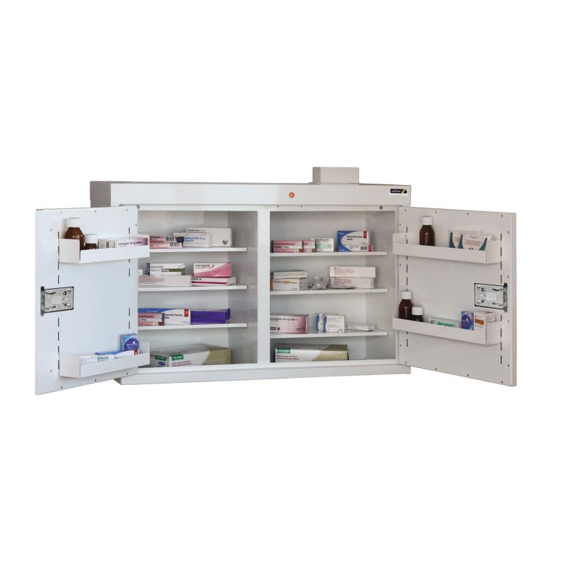 Medicine Cabinet 6 Shelves 5 Trays Health And Care