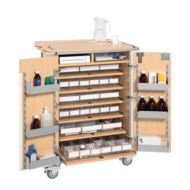 Sunflower Large Dosage Trolley Health and Care