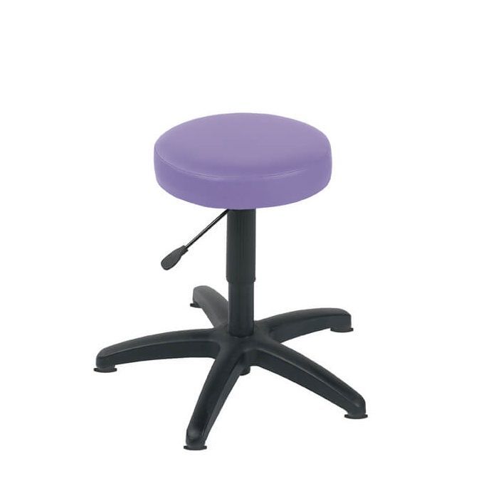 Sunflower Medical Lilac Gas-Lift Stool with Glides